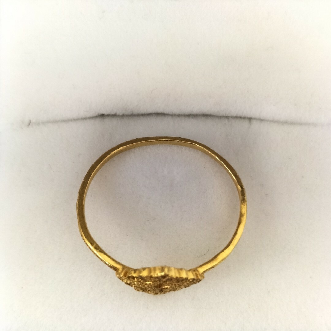 (C80407) K24 純金 リング 指輪 約17号 レディースのアクセサリー(リング(指輪))の商品写真