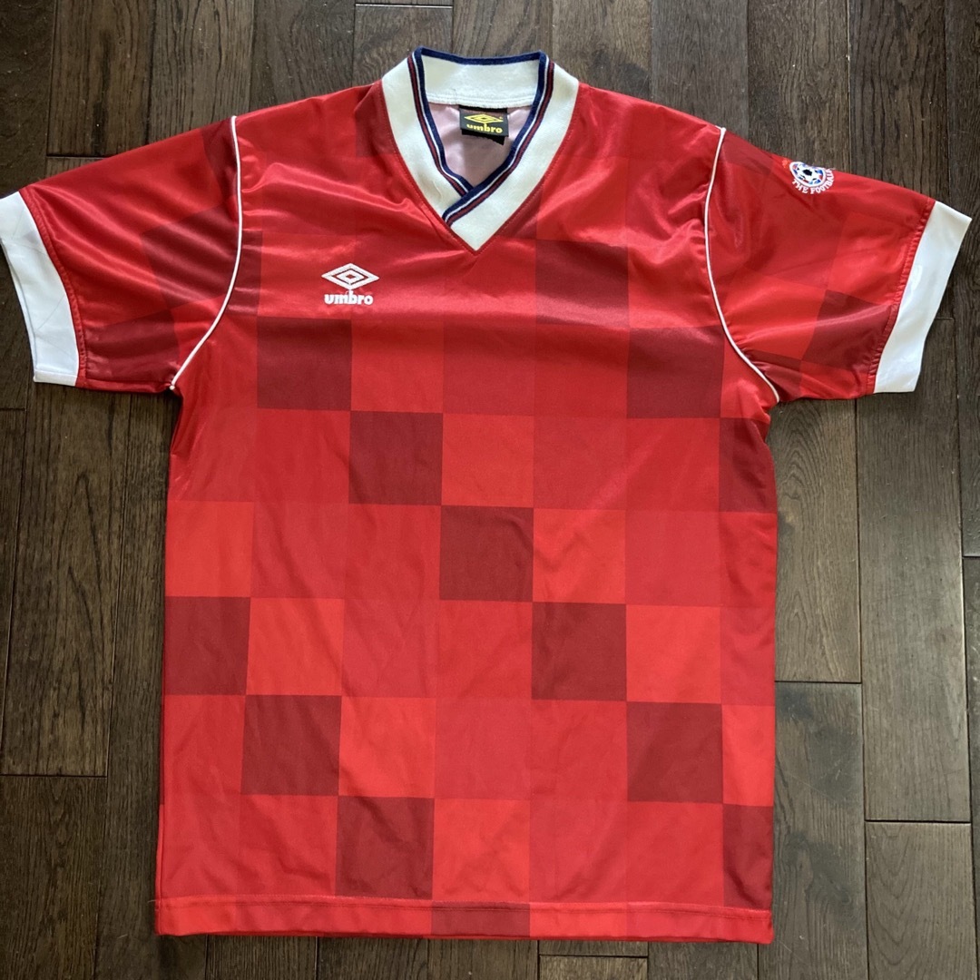 90'sアンブロUMBROビンテージサッカーユニフォームゲームシャツ