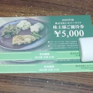 シルバーライフ　株主優待券　10000円分(フード/ドリンク券)