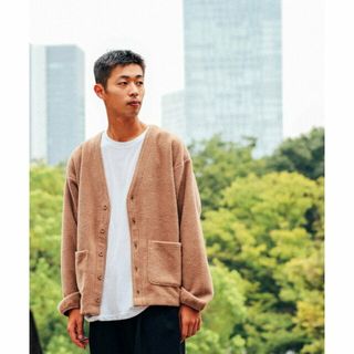 ビームス(BEAMS)の【LT.BROWN】BEAMS / ブラッシュド スウェット カーディガン(その他)