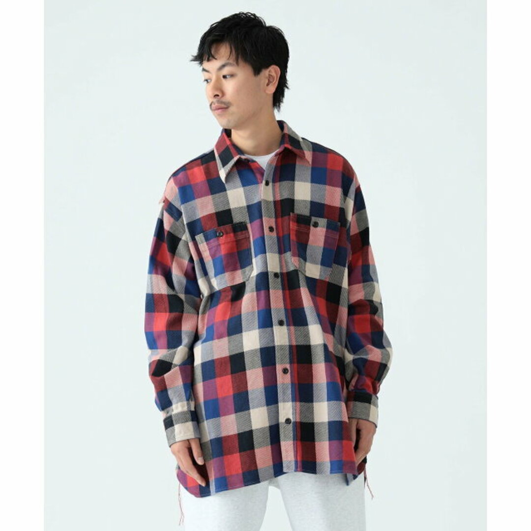 RED】SUGAR CANE * BEAMS / 別注 Flannel Check Shirt - その他