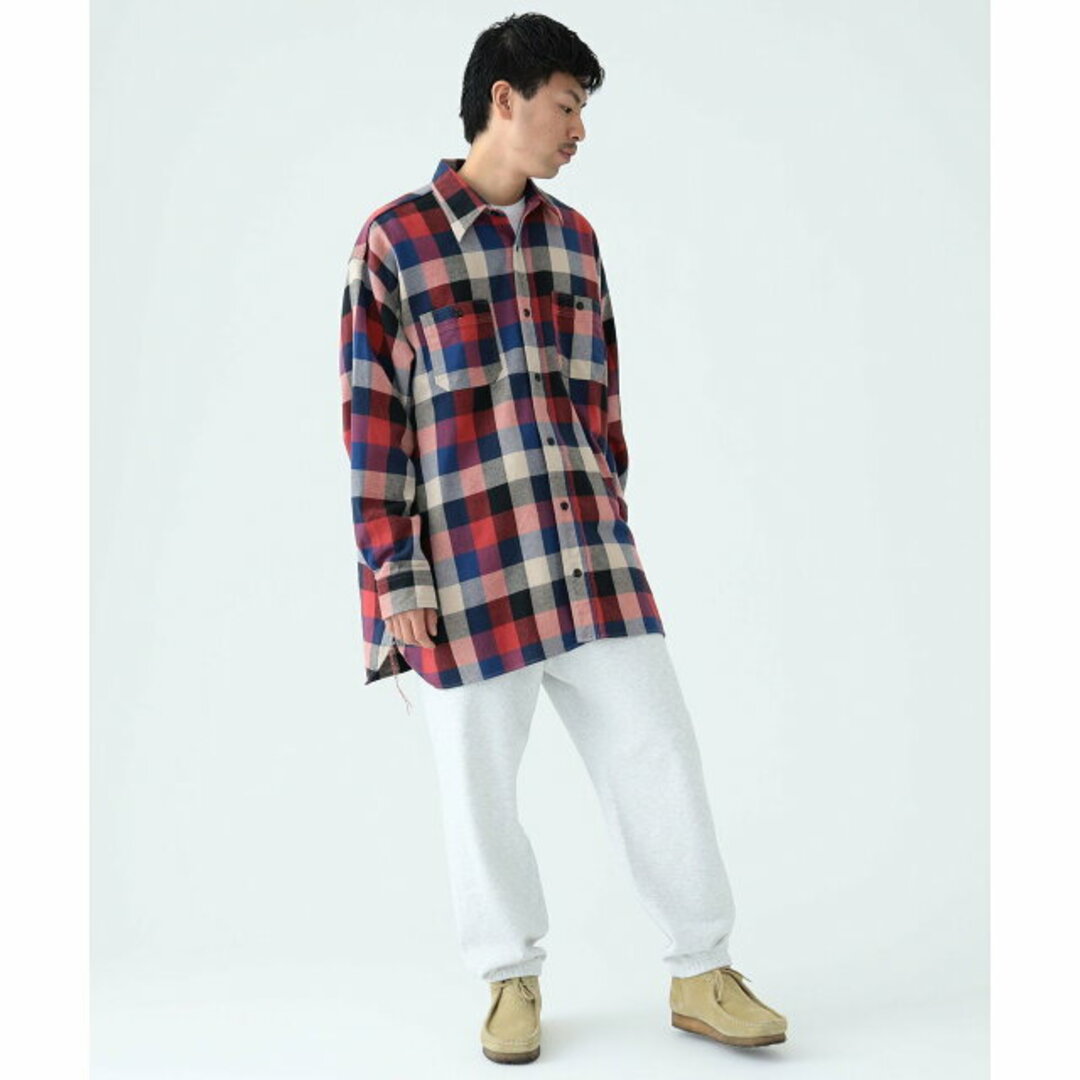 RED】SUGAR CANE * BEAMS / 別注 Flannel Check Shirt - その他