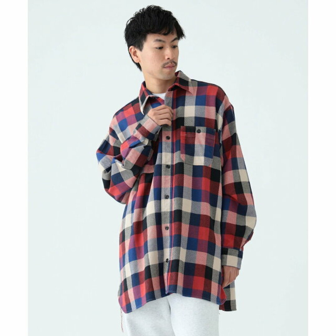 RED】SUGAR CANE * BEAMS / 別注 Flannel Check Shirt - その他