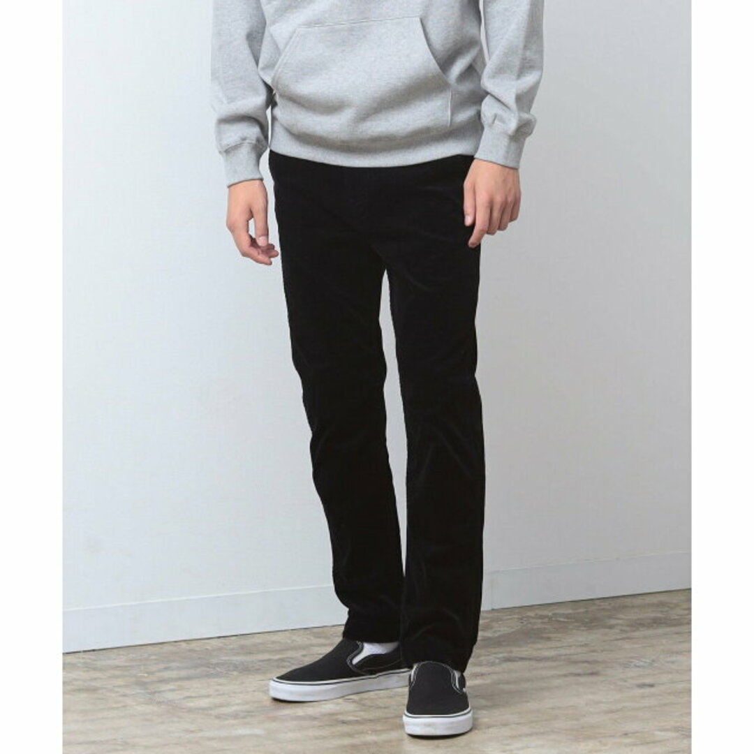 【BLACK】BEAMS / ストレッチ テーパード コーデュロイパンツ