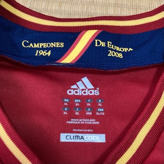 EURO2008アディダスadidasスペインサッカーユニフォームゲームシャツ