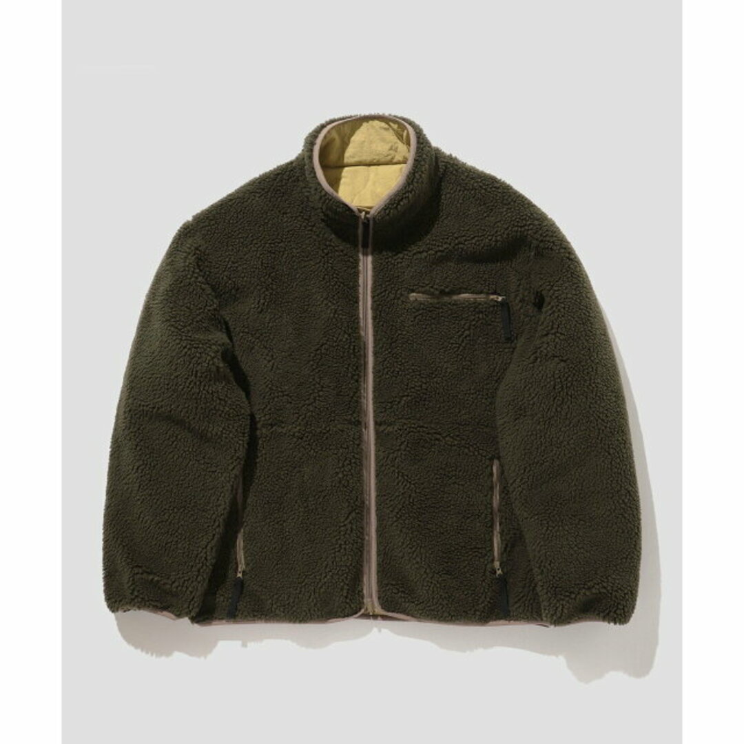 【OLIVE*BEIGE】BEAMS / ワイド リバーシブル ボア フリース ブルゾン