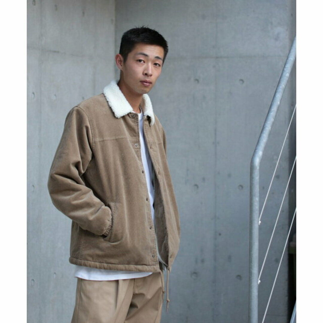 【BEIGE】BEAMS / ボア コーチジャケット