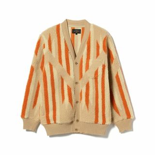 ビームス(BEAMS)の【BEIGE】BEAMS PLUS / ボアフリース ネイティブ パターン カーディガン(その他)