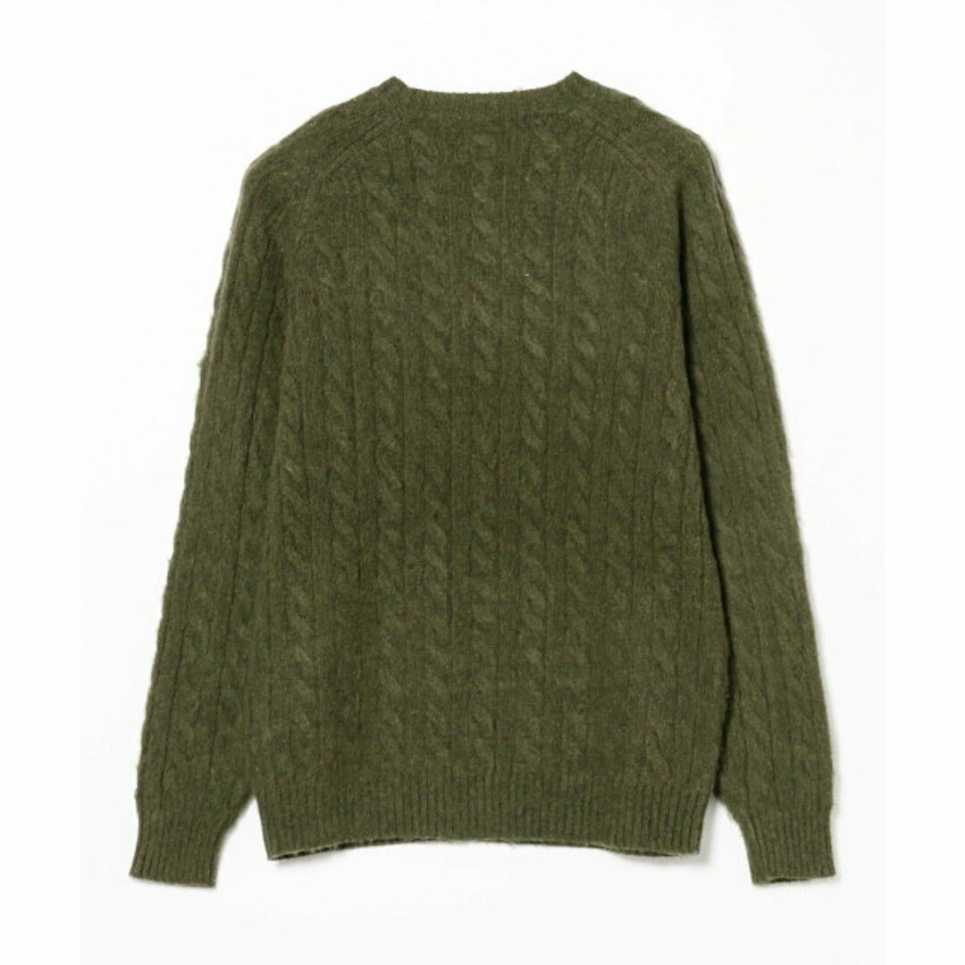 BEAMS - 【OLIVE】BEAMS PLUS / 5ゲージ シャギー ケーブルニット