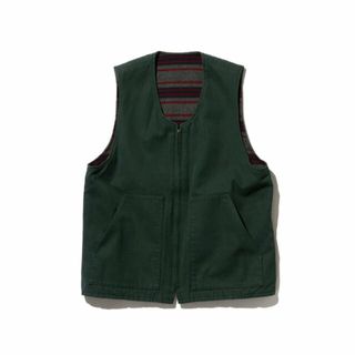 ビームス(BEAMS)の【GREEN】BEAMS PLUS / コットン キャンバス リバーシブル ジップ ワークベスト(その他)