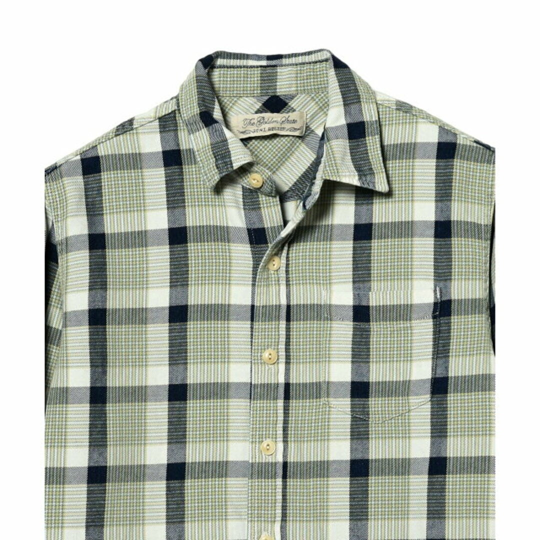 BEAMS(ビームス)の【GREEN】【S】REMI RELIEF * BEAMS PLUS / 別注 Indigo Check Shirt 22AW その他のその他(その他)の商品写真