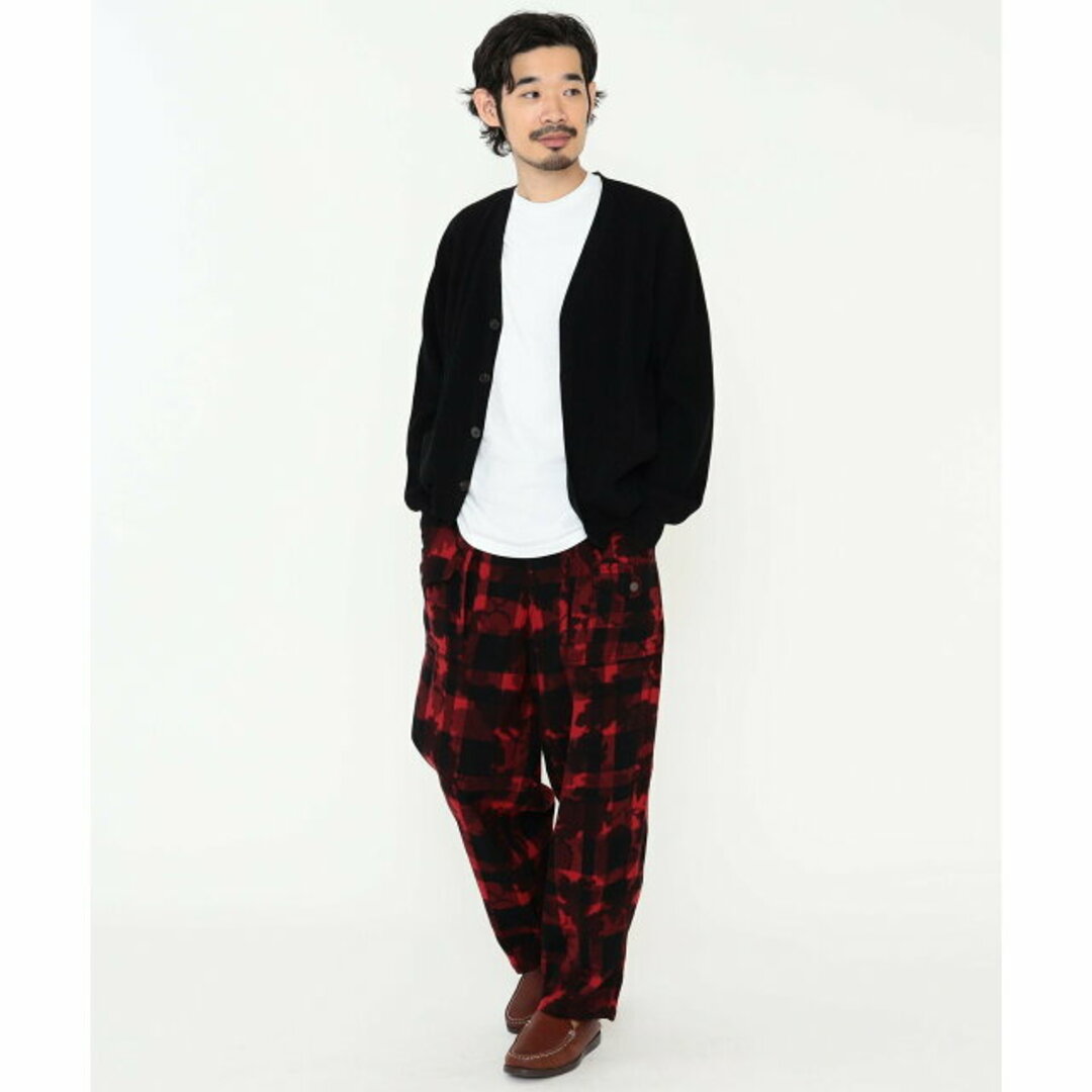 BEAMS(ビームス)の【RED】【M】BEAMS PLUS / ウール チェック カモフラージュプリント ブッシュパンツ その他のその他(その他)の商品写真