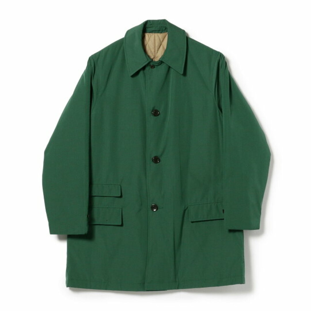 【GREEN】BEAMS PLUS / テトロンコットン シャンブレー パフ ハーフコート