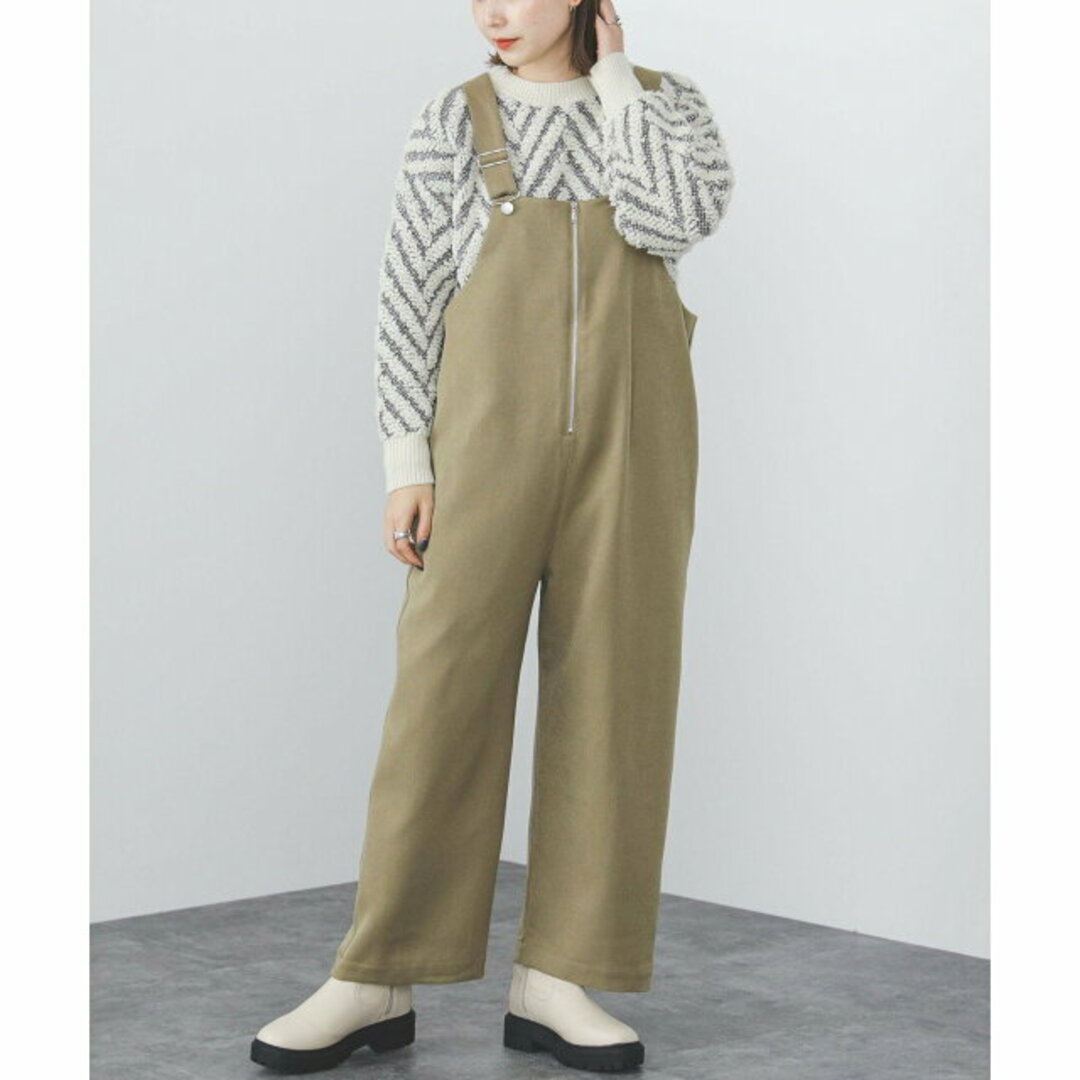 BEAMS(ビームス)の【KHAKI】【FREE】BEAMS HEART / セミワイド サロペット レディースのパンツ(サロペット/オーバーオール)の商品写真