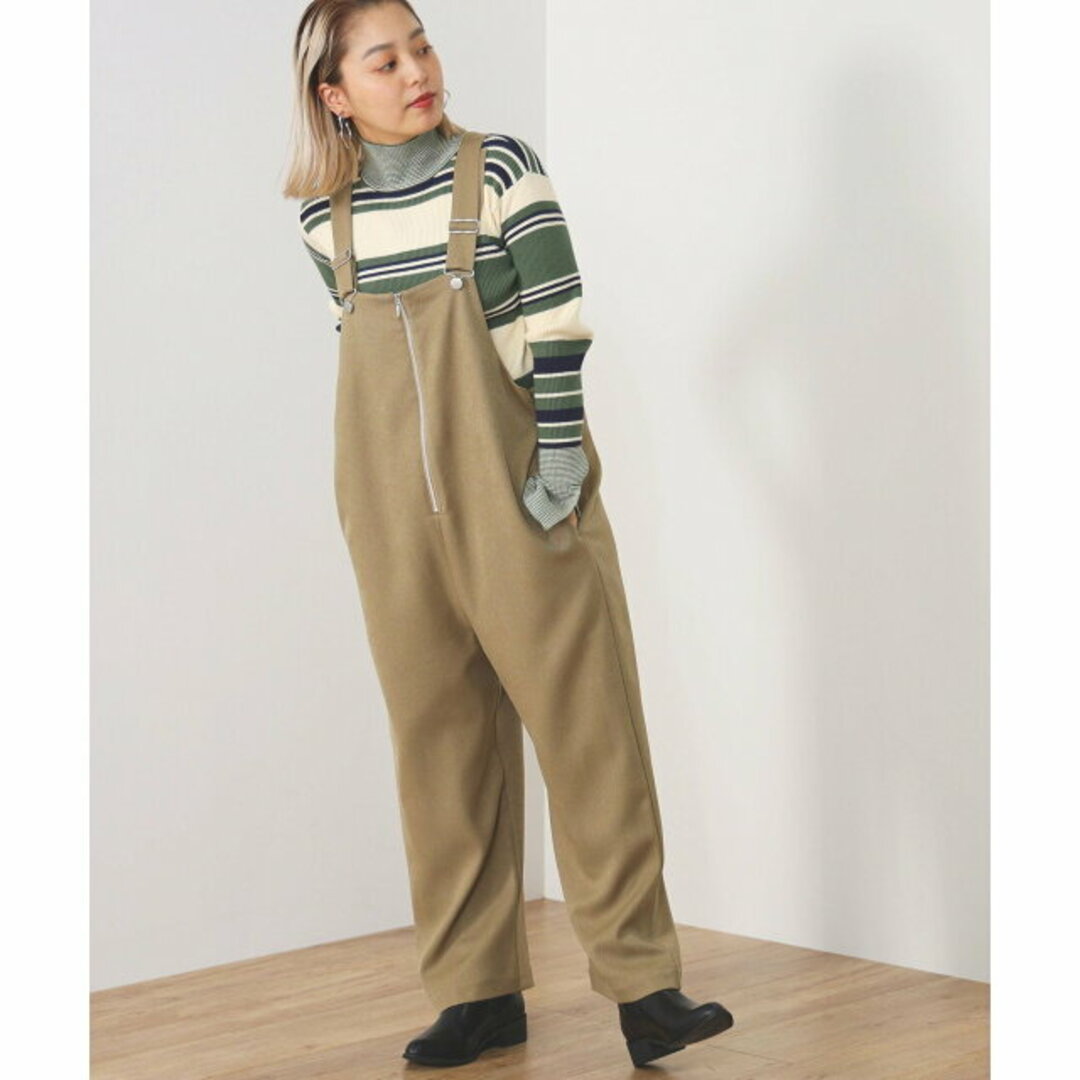 BEAMS(ビームス)の【KHAKI】【FREE】BEAMS HEART / セミワイド サロペット レディースのパンツ(サロペット/オーバーオール)の商品写真