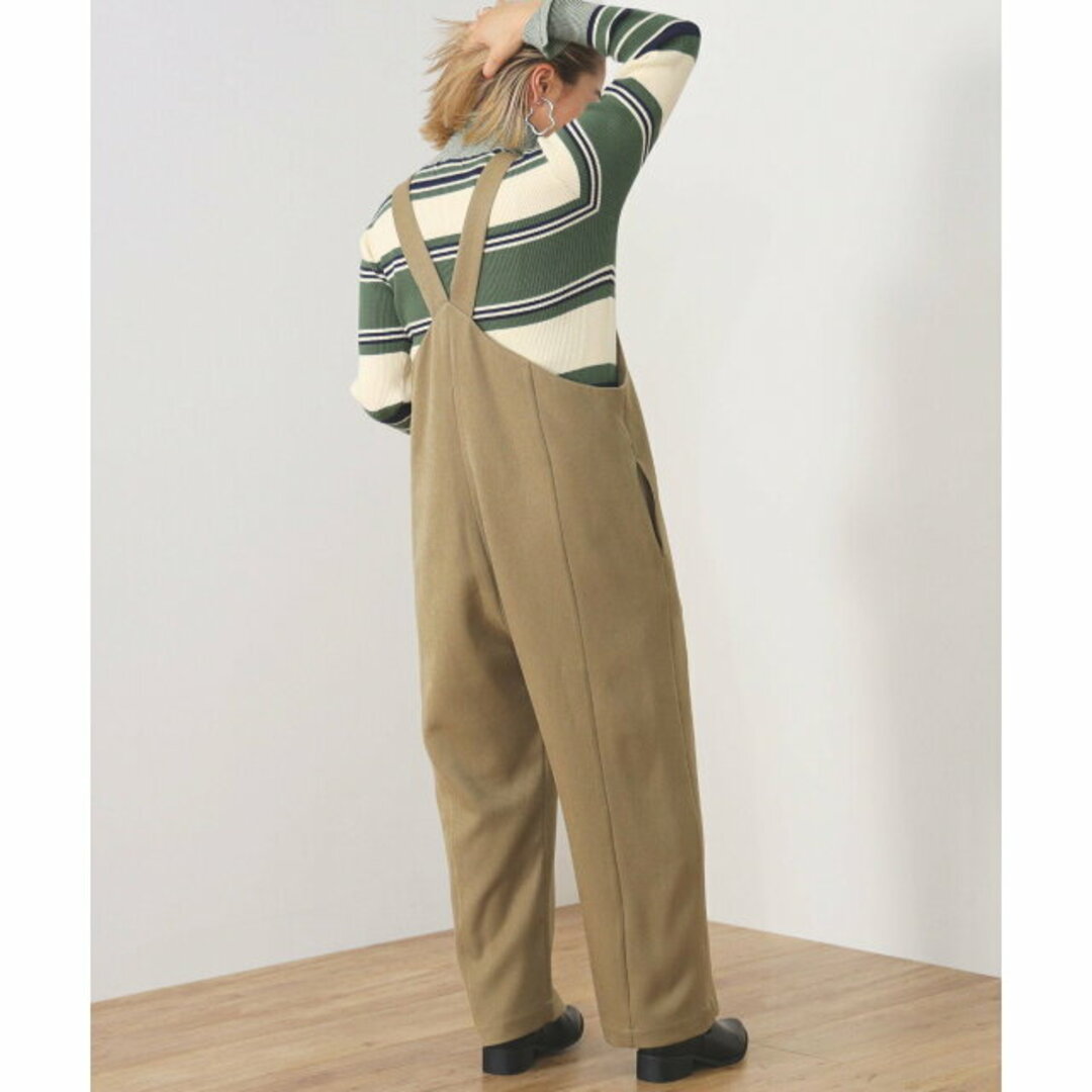 BEAMS(ビームス)の【KHAKI】BEAMS HEART / セミワイド サロペット レディースのパンツ(サロペット/オーバーオール)の商品写真