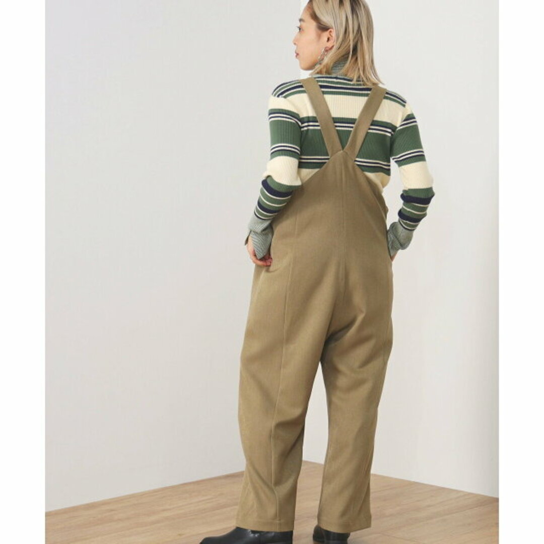 BEAMS(ビームス)の【KHAKI】BEAMS HEART / セミワイド サロペット レディースのパンツ(サロペット/オーバーオール)の商品写真