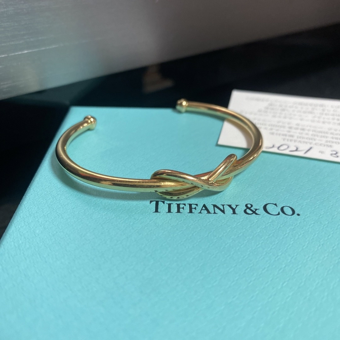 確実正規品TiffanyイエローゴールドリングK18