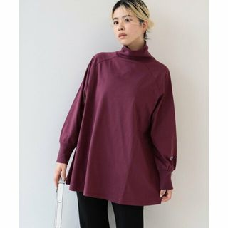 レイビームス(Ray BEAMS)の【BURGUNDY】Champion * Ray BEAMS / 別注 ラグラン モックネック ロングスリーブ Tシャツ(カットソー(長袖/七分))