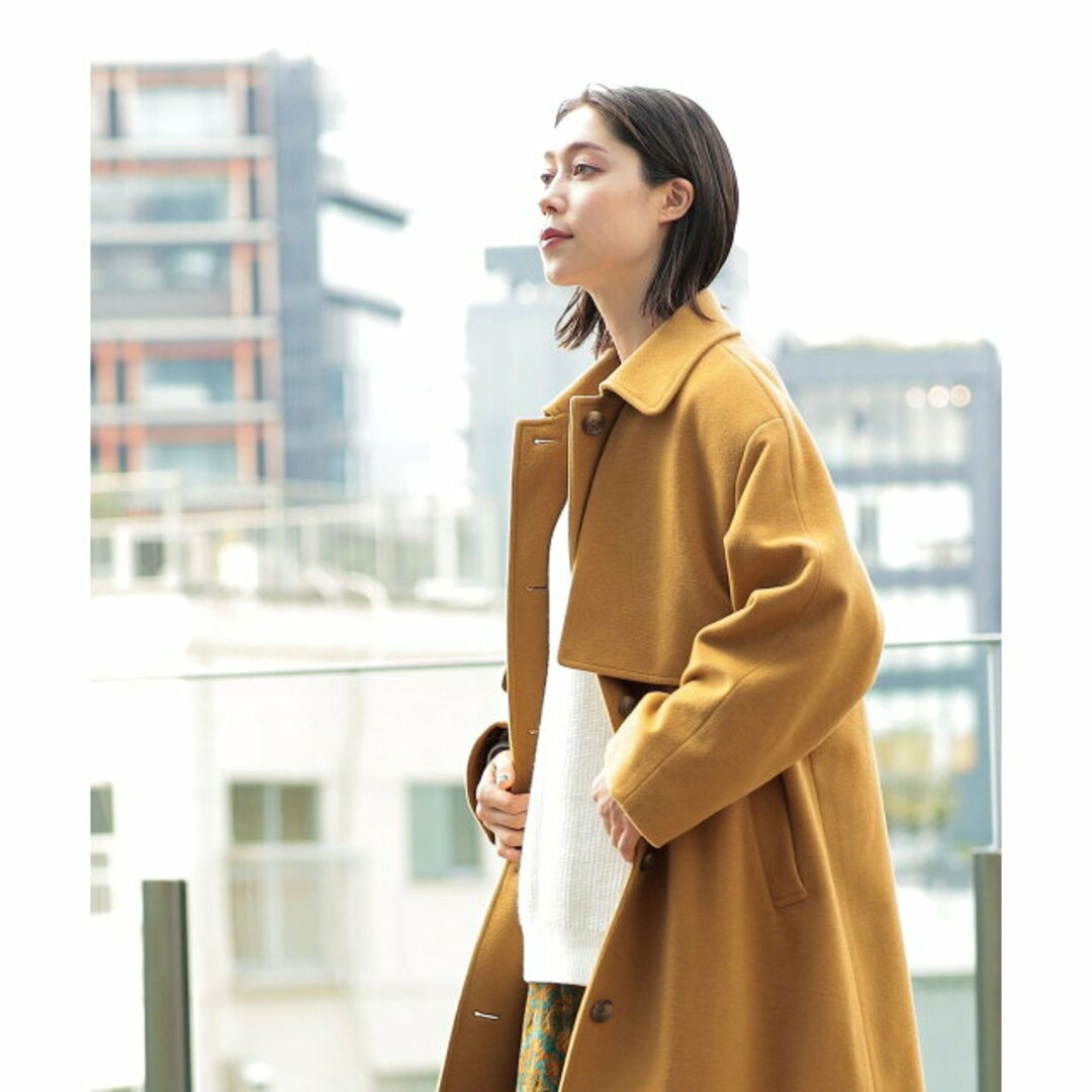 美品 BEAMS ナイロンベスト ロング丈 ネイビー One size