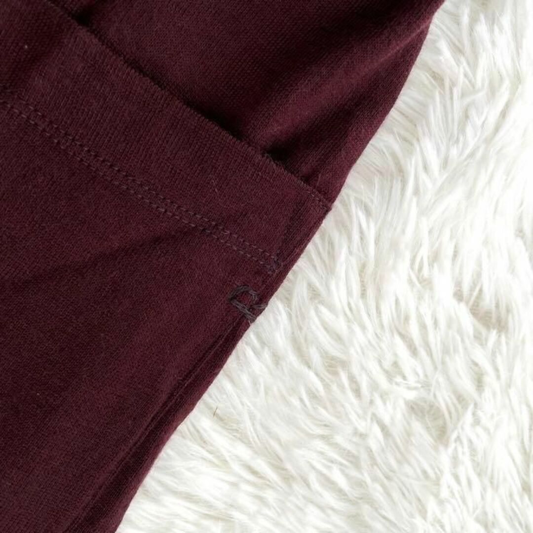 ◎極美品◎『45rpm』ロング カーディガン サイドスリット ウール ボルドー