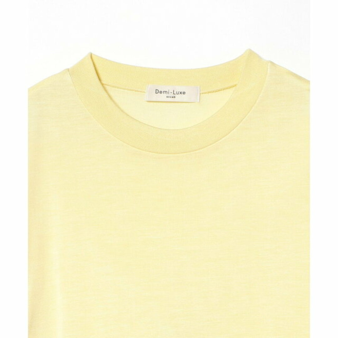 Demi-Luxe BEAMS(デミルクスビームス)の【YELLOW】【FREE】Demi-Luxe BEAMS / ラウンドヘム レーヨンTシャツ レディースのトップス(カットソー(長袖/七分))の商品写真