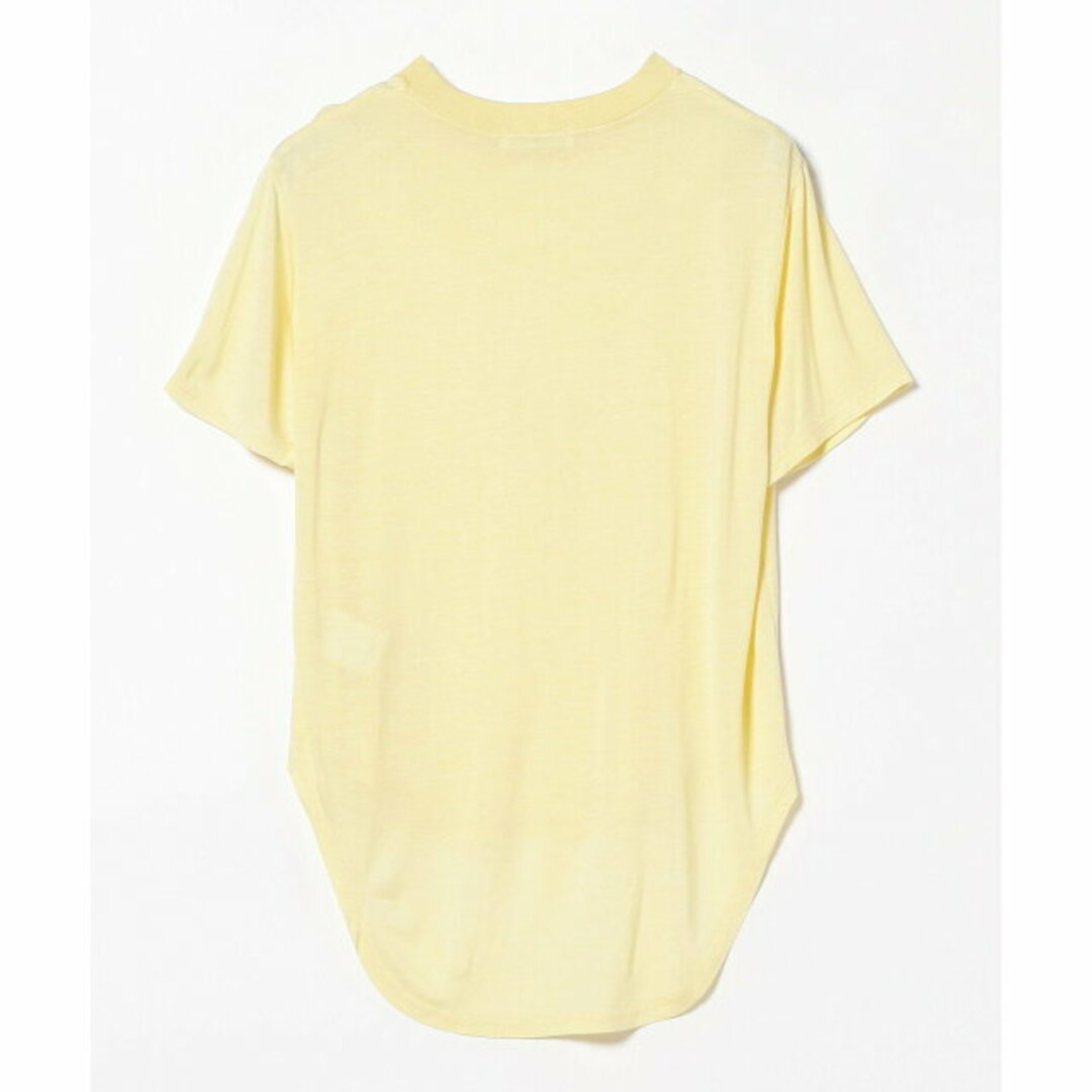 Demi-Luxe BEAMS(デミルクスビームス)の【YELLOW】【FREE】Demi-Luxe BEAMS / ラウンドヘム レーヨンTシャツ レディースのトップス(カットソー(長袖/七分))の商品写真