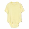 【YELLOW】Demi-Luxe BEAMS / ラウンドヘム レーヨンTシャ