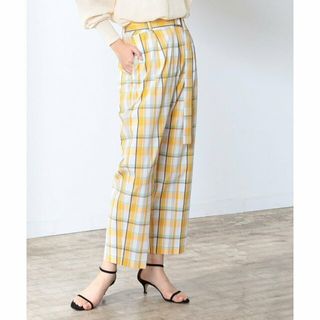 デミルクスビームス(Demi-Luxe BEAMS)の【YELLOW_CHECK】Demi-Luxe BEAMS / カラー チェック パンツ(その他)