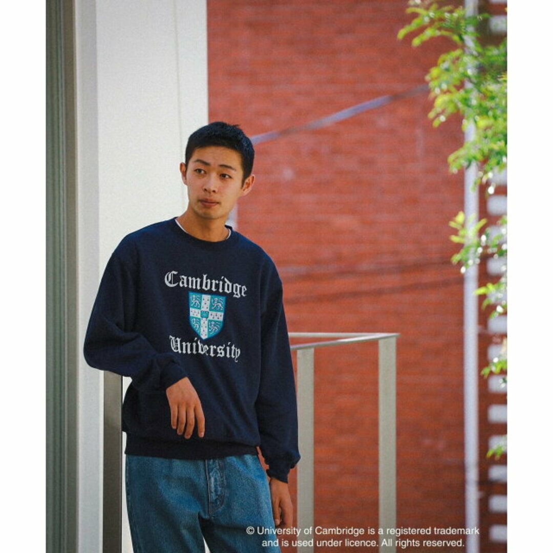 【NAVY】Wiffle / Reversible College Crew