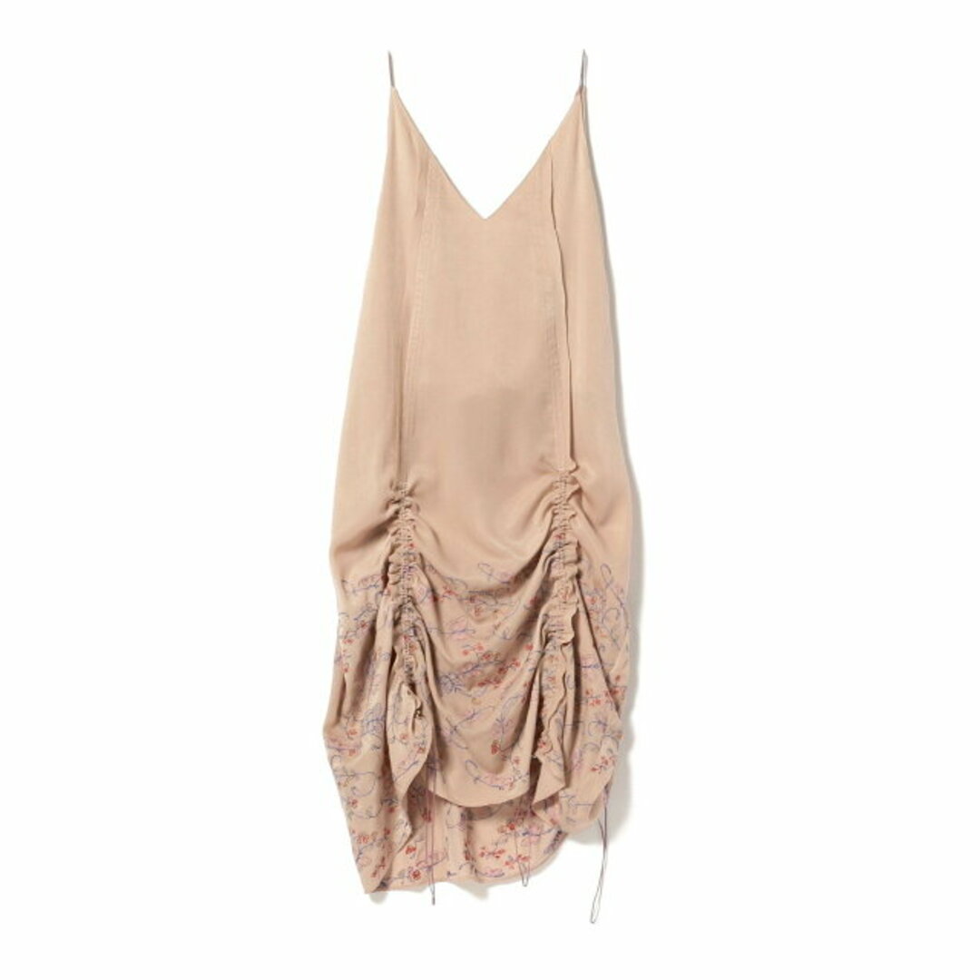 BEAMS BOY(ビームスボーイ)の【PINK】【0】maturely / Embroidery Cut off Dress レディースのワンピース(ロングワンピース/マキシワンピース)の商品写真