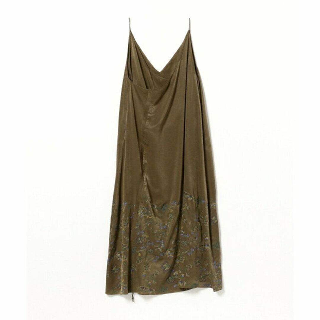 BEAMS BOY(ビームスボーイ)の【OLIVE】【1】maturely / Embroidery Cut off Dress レディースのワンピース(ロングワンピース/マキシワンピース)の商品写真