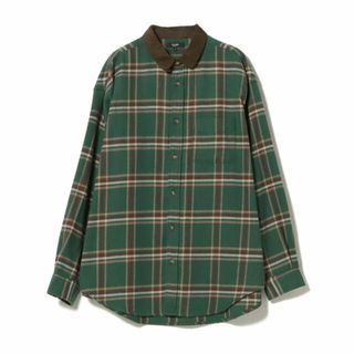 ビームス(BEAMS)の【GREEN】BEAMS HEART / コーデュロイ 切替シャツ(シャツ)