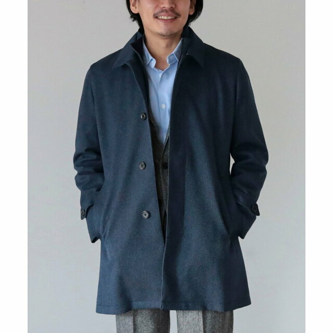 BLUE】BEAMS HEART バスケット 2WAY ステンカラーコート 22AW