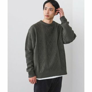 ビームス(BEAMS)の【SMOKE_BROWN】BEAMS HEART / アラン柄 プルオーバー ニット(Tシャツセット)(ニット/セーター)