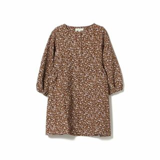 【BROWN】BEAMS mini / フラワー コーデュロイ ワンピース(90~150cm)(ドレス/フォーマル)