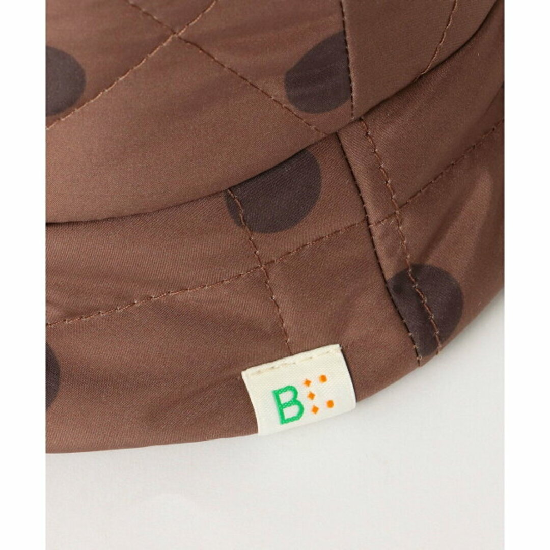 【LT.BROWN】BEAMS mini / キルティング ハット キッズ/ベビー/マタニティのこども用ファッション小物(帽子)の商品写真
