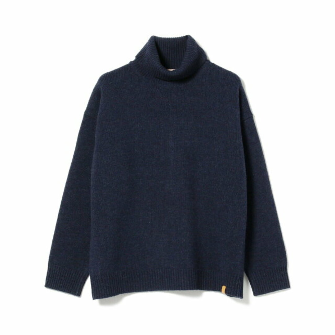 BEAMS LIGHTS(ビームスライツ)の【NAVY】BEAMS LIGHTS / ラムズウール タートルネック ニット 21 メンズのトップス(ニット/セーター)の商品写真