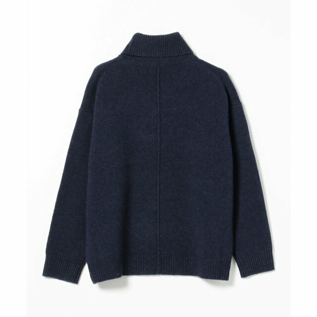 BEAMS LIGHTS(ビームスライツ)の【NAVY】BEAMS LIGHTS / ラムズウール タートルネック ニット 21 メンズのトップス(ニット/セーター)の商品写真