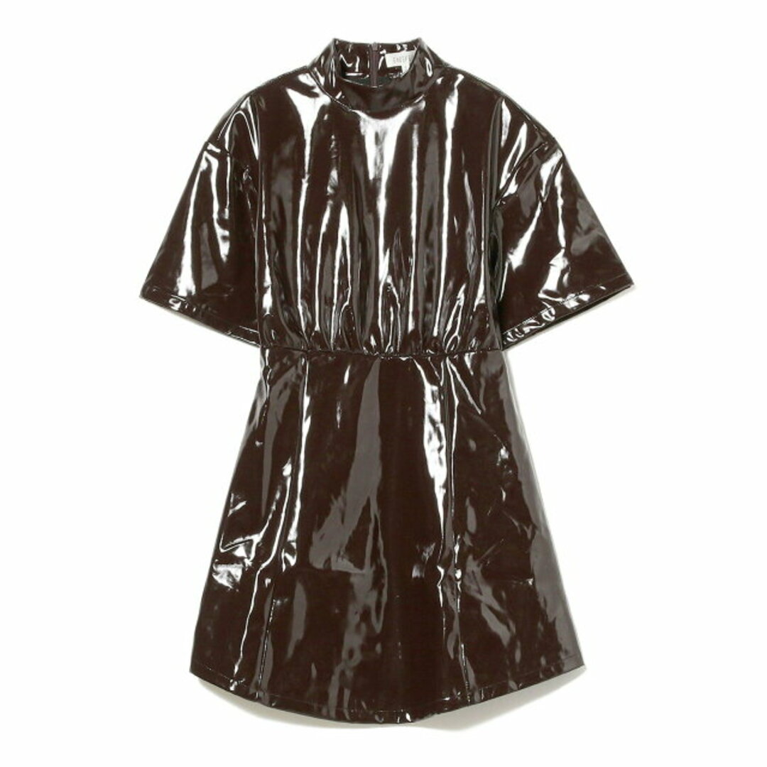 【BROWN】GHOSPELL / Hayden PU Mini Dress