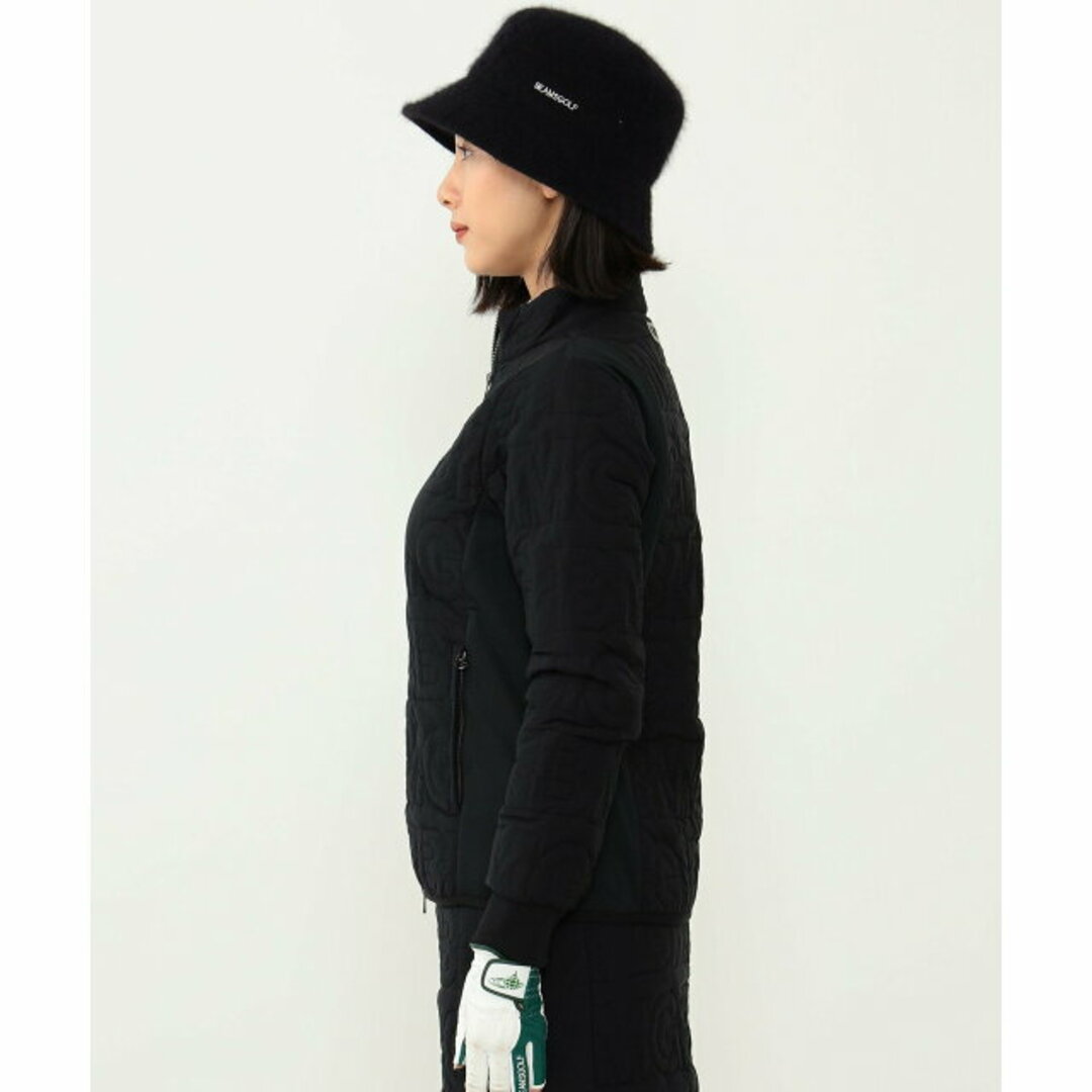 【BLACK】<WOMEN>BEAMS GOLF ORANGE LABEL / BMG 中綿 ブルゾン レディースのジャケット/アウター(ブルゾン)の商品写真