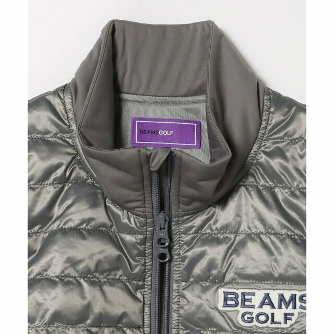 【GREY】【M】BEAMS GOLF PURPLE LABEL / パッカブル 2WAY 中綿 ブルゾン