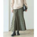 【OLIVE_CHECK】B:MING by BEAMS / チェック フレア 