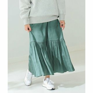 ビーミング ライフストア バイ ビームス(B:MING LIFE STORE by BEAMS)の【GREEN】B:MING by BEAMS / ギャザー 切替 スカート(ロングスカート)