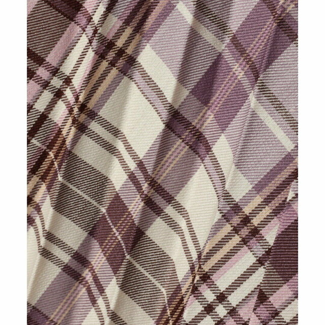 B:MING LIFE STORE by BEAMS(ビーミング ライフストア バイ ビームス)の【PURPLE_CHECK】B:MING by BEAMS / タータンチェック スカート レディースのスカート(ロングスカート)の商品写真