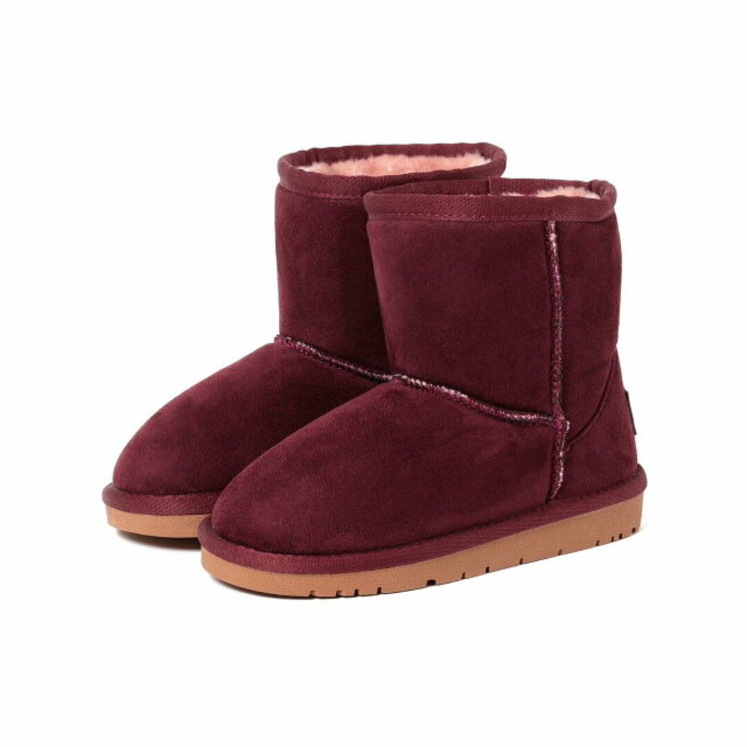 B:MING LIFE STORE by BEAMS(ビーミング ライフストア バイ ビームス)の【BORDEAUX】B:MING by BEAMS / ベーシック フェイクムートン ブーツ(17~22cm) キッズ/ベビー/マタニティのキッズ靴/シューズ(15cm~)(ブーツ)の商品写真