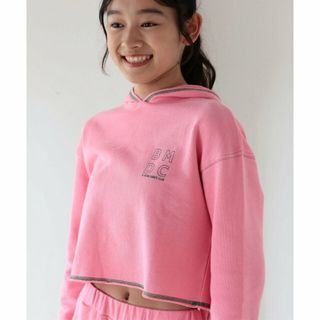 ビーミング ライフストア バイ ビームス(B:MING LIFE STORE by BEAMS)の【PINK】B:MING by BEAMS / カットオフ フーディー(130~160cm)(Tシャツ/カットソー)