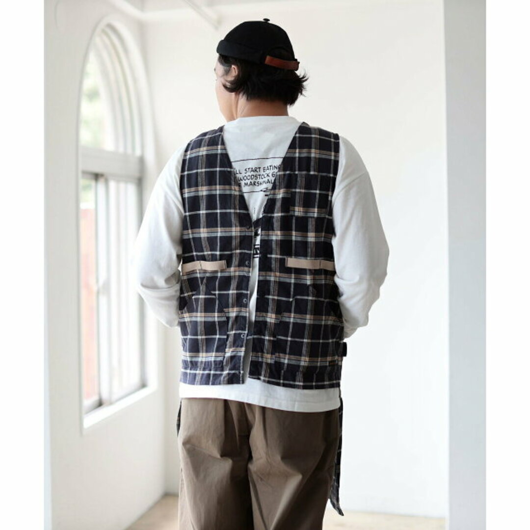 【BROWN】NAPRON * B:MING by BEAMS / 別注 ベスト エプロン 3