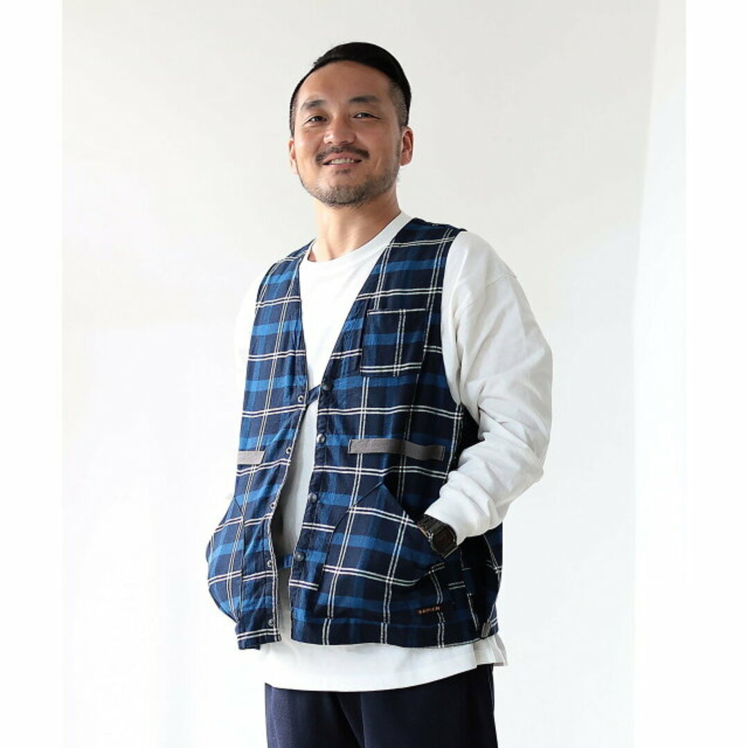 【NAVY】NAPRON * B:MING by BEAMS / 別注 ベスト エプロン