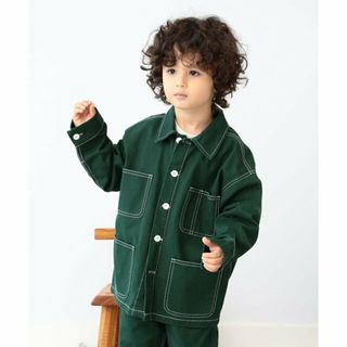 ビーミング ライフストア バイ ビームス(B:MING LIFE STORE by BEAMS)の【GREEN】UNIVERSAL OVERALL * B:MING by BEAMS / 別注 カバーオール(110~150cm)(ジャケット/上着)